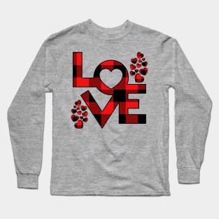 Love - Buffalo Plaid Long Sleeve T-Shirt